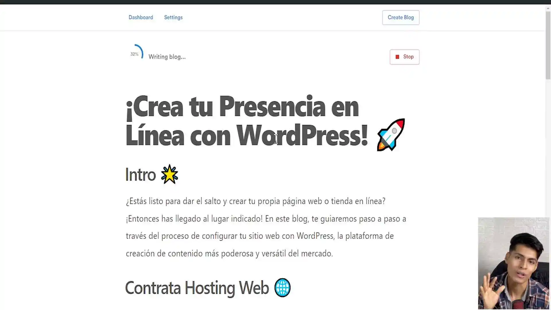 Cómo empezar con Video to Blog AI para convertir videos de YouTube en artículos