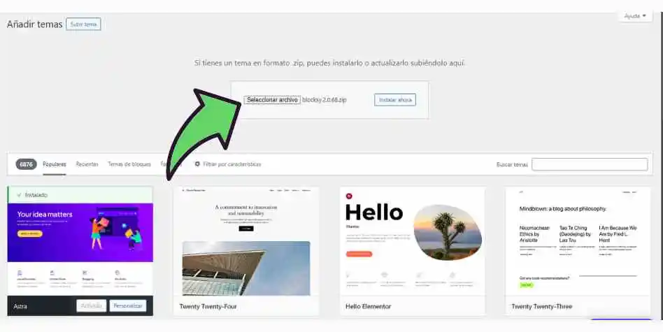 Personalización de Blocksy