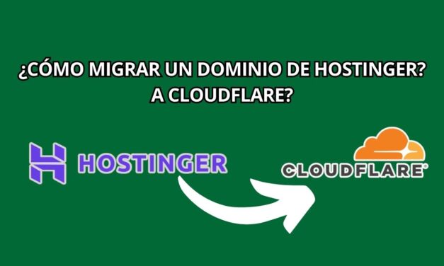 Cómo migrar tu dominio de Hostinger a Cloudflare de forma rápida y sencilla