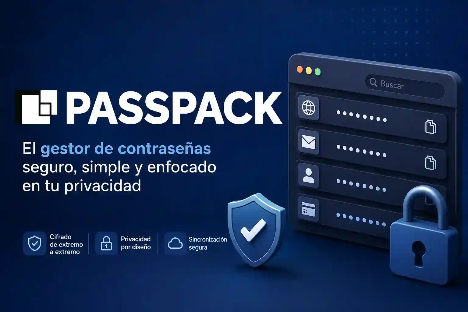 Passpack administrador de contraseñas para equipos y negocios