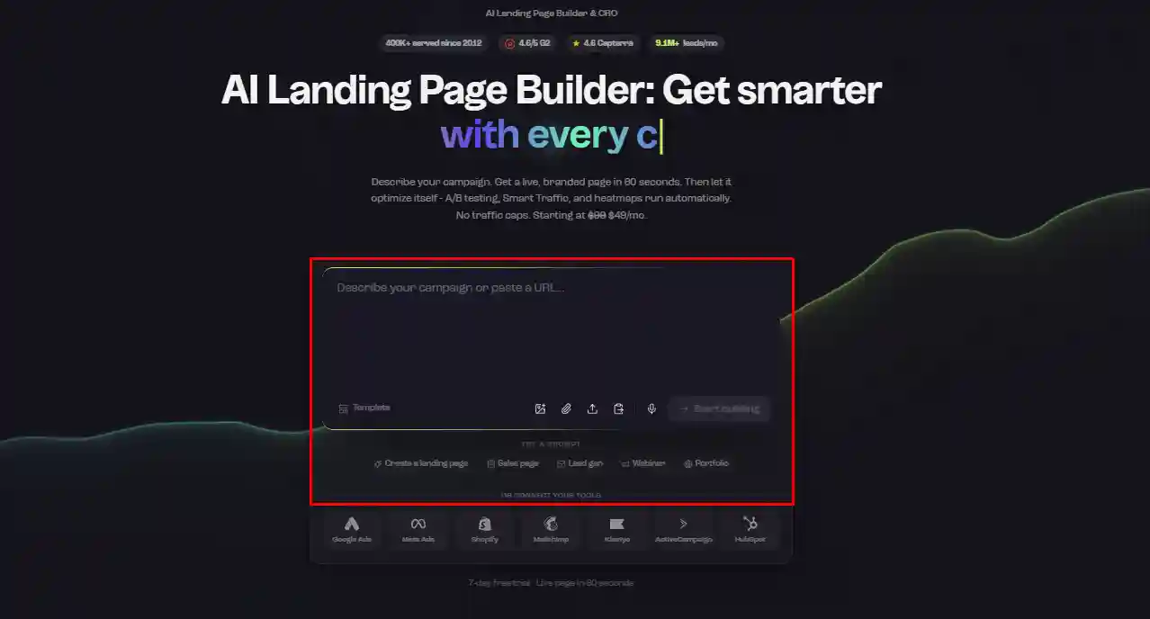 Leadpages: plataforma de creación de landing pages y captura de leads