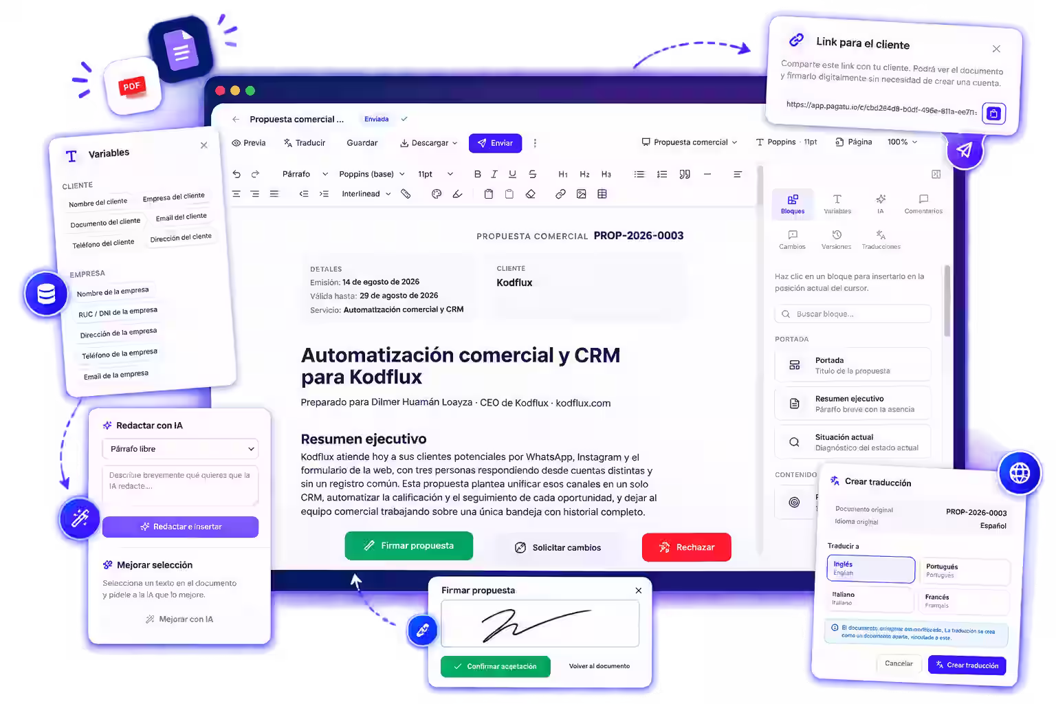 Pagatu | Cotizaciones, agenda y cobros para freelancers